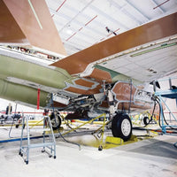 Checkers 20" Single Aviation Wheel Chock for Large Aircraft with Qantas Locking Rope