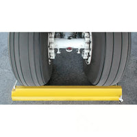 Checkers 56" Aviation Wheel Chock for Over-Sized Aircraft with Locking Rope