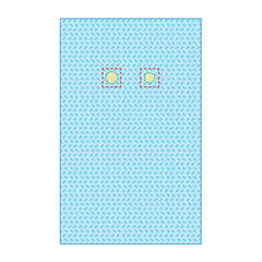 SUBMED Large Angiography Drape with Dual 10 cm Incise Fenestrations