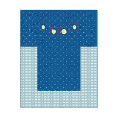 SUBMED Reinforced Pacemaker Drapes with Dual Transparent Arm Panels