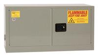 Justrite ADD14X Add On Flammable Liquid Cabinet 15 Gallon 1 Shelf 2 Door Self Close