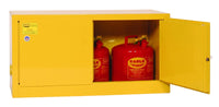 Justrite ADD15X Add On Flammable Liquid Cabinet 15 Gallon 1 Shelf 2 Door Manual Close