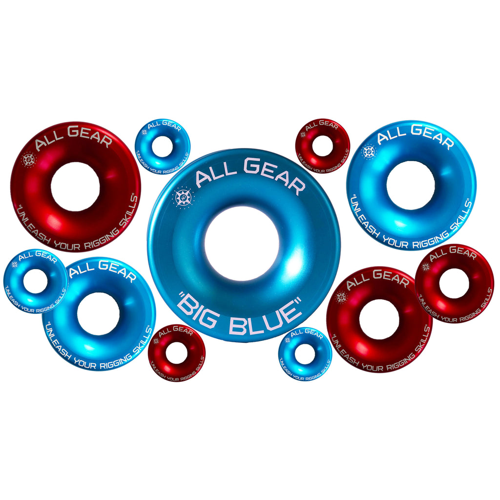 All Gear Low Friction Rings | Premium Aircraft-Aluminum High-Load Rigging Connectors