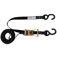 All Gear 1" x 16' Ratchet Strap with "S" Hook
