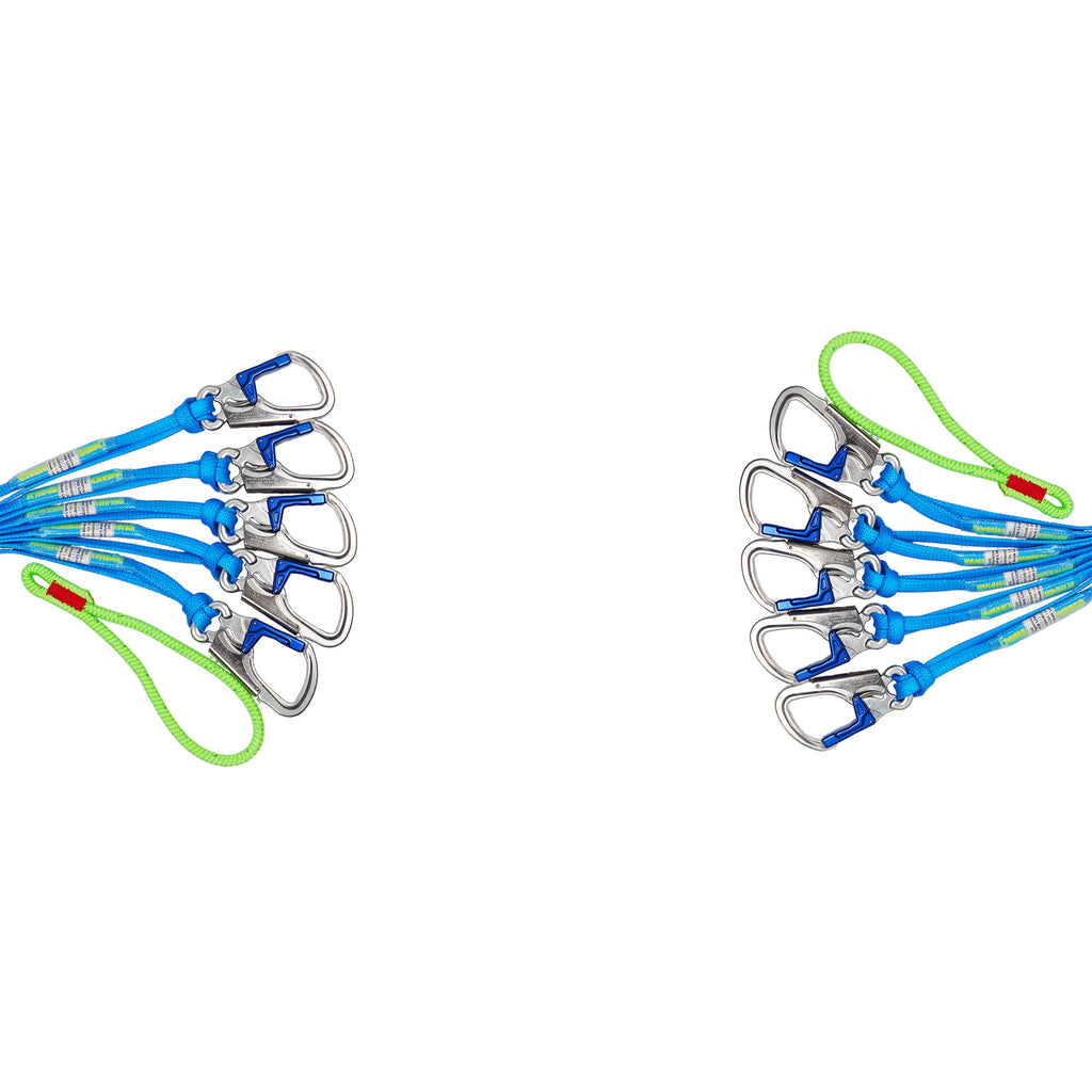 All Gear H.M.P.E. Speed Line Kit | High-Strength Rigging Loops & Double-Locking Aluminum Snap Hooks