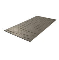 Checkers 2' x 4' AlturnaMAT® Ground Protection Mat, 120 Ton Load Capacity, Black