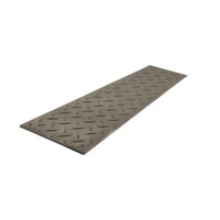 Checkers 2' x 6' AlturnaMAT Ground Protection Mat, 120 Ton Load Capacity, Black