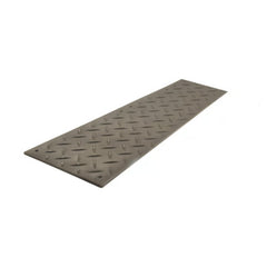 Checkers 2' x 6' AlturnaMAT Ground Protection Mat, 120 Ton Load Capacity, Black