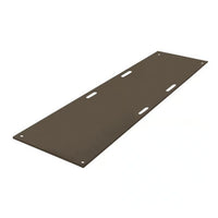 Checkers 2' x 8' AlturnaMAT Ground Protection Mat, One Smooth Side, Hand Holes, 120 Ton Capacity, Black