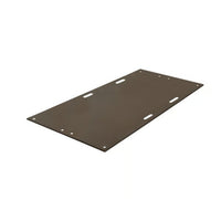 Checkers 3' x 6' AlturnaMAT Ground Protection Mat, One Smooth Side, 120 Ton Capacity, Black