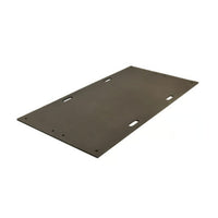 Checkers 3' x 6' AlturnaMAT Ground Protection Mat, One Smooth Side, 120 Ton Capacity, Black