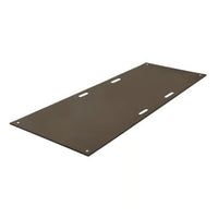 Checkers 3' x 8' AlturnaMAT® Ground Protection Mat, One Smooth Side, Hand Holes, 120 Ton Capacity, Black