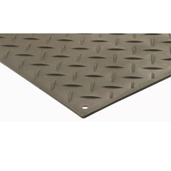 Checkers 3' x 8' AlturnaMAT Ground Protection Mat, One Smooth Side, 120 Ton Capacity, Black