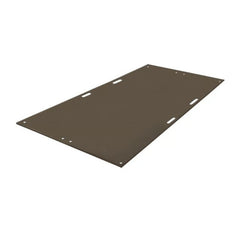 Checkers 4' x 8' AlturnaMAT Ground Protection Mat, Smooth Sides, Hand Holes, 120 Ton Capacity, Black
