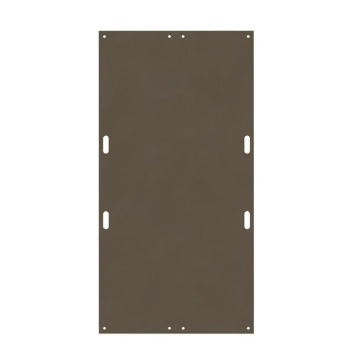 Checkers 4' x 8' AlturnaMAT Ground Protection Mat, Smooth Sides, Hand Holes, 120 Ton Capacity, Black