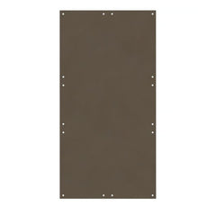 Checkers 4' x 8' AlturnaMAT Ground Protection Mat, Smooth Sides, 120 Ton Capacity, Black