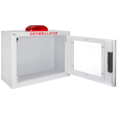 Heartsmart Compact AED Wall Cabinet with Alarm & Strobe