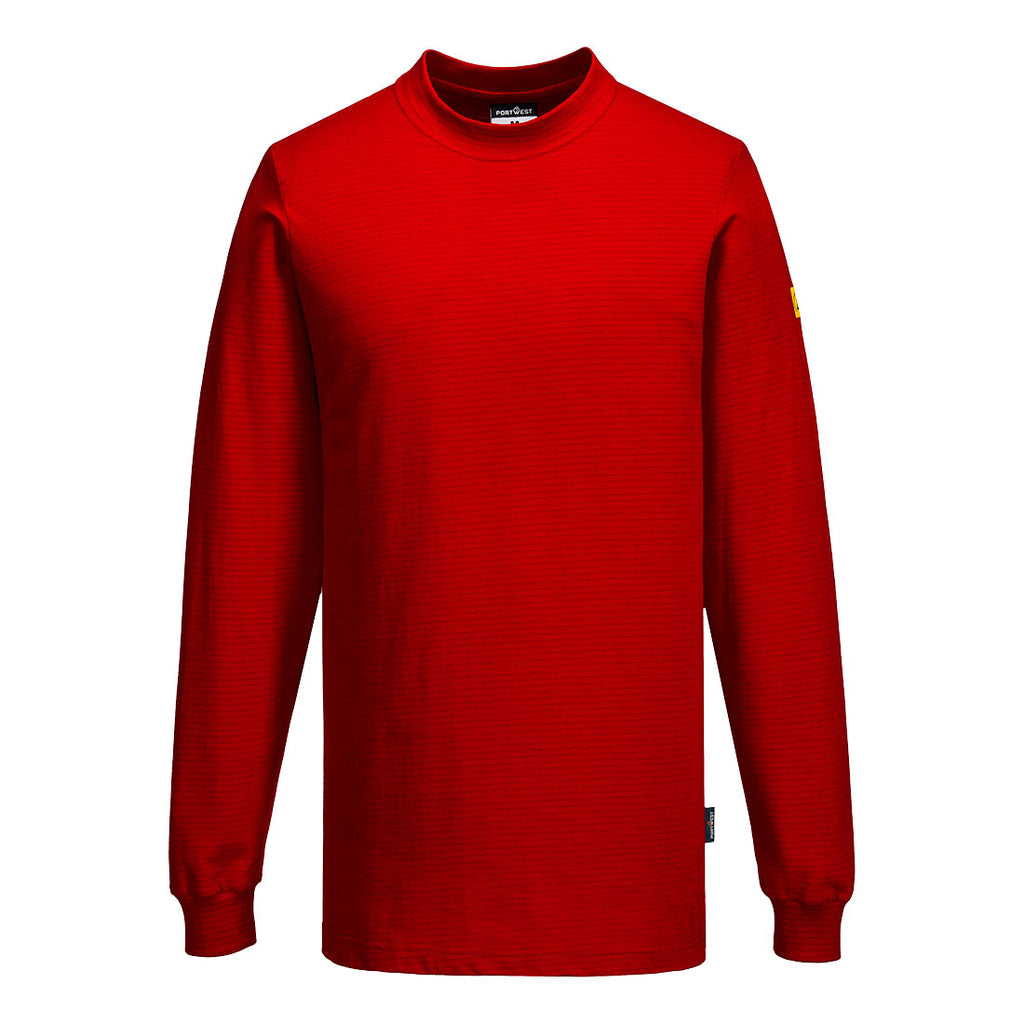 Portwest AS22 Anti-Static ESD Long Sleeve T-Shirt