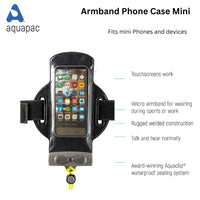 Aquapac Armband Waterproof Phone Case — Submersible Hands-Free Protection