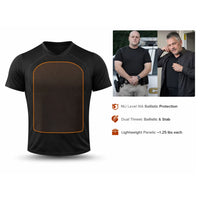 Legacy Safety and Security Empty Armored Shirt (4 Pockets) for Low-Profile Ballistic Carrier Customization