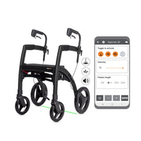 Rollz Motion Rhythm Matt Black Rollator