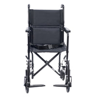 Proactive Medical Astra Aluminum Transport Chair with Ultra-Lightweight Folding Frame and Attendant Loop Brakes