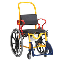 TR Equipment Rebotec Augsburg Pediatric Shower Commode Chair – Grow-With-Child Mobile Hygiene Chair with Reversible Hygiene Opening