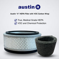 Austin Air FR100C "it" Replacement Filter - HEPA with VOC Carbon Wrap