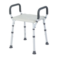 Rhythm Healthcare Premium Shower Bench/Chair with Removable Padded Arms