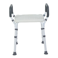 Rhythm Healthcare Premium Shower Bench/Chair with Removable Padded Arms