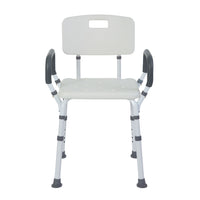 Rhythm Healthcare Premium Shower Bench/Chair with Removable Padded Arms
