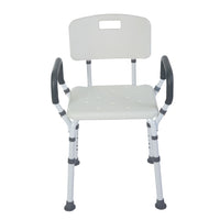 Rhythm Healthcare Premium Shower Bench/Chair with Removable Padded Arms