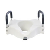 Rhythm Healthcare Locking Raised Toilet Seat with Removable Arms