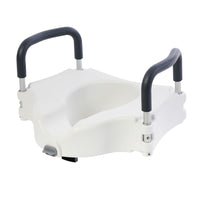Rhythm Healthcare Locking Raised Toilet Seat with Removable Arms