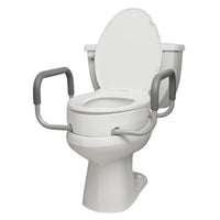 Rhythm Healthcare Bolt On Raised Toilet Seat with Arms