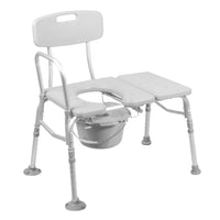 Rhythm Healthcare Plastic Transfer Chair with Commode