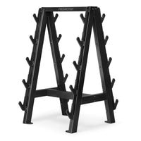 Freemotion Barbell Rack – Space-Saving 10-Bar Vertical Storage System for Commercial Weight Rooms