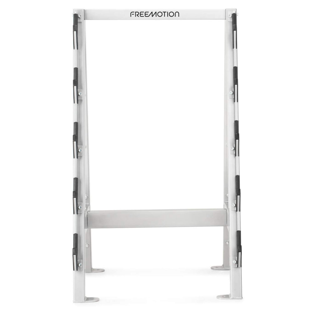 Freemotion Barbell Rack – Space-Saving 10-Bar Vertical Storage System for Commercial Weight Rooms