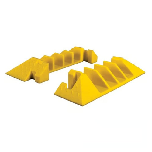 Checkers Bumble Bee® End Caps for 4-Channel Cable Protector with T-Connectors