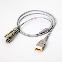 Proactive Medical BCI 9-Pin Ear Clip Sensor Probe | Reusable Y-Type SpO2 Diagnostic Pulse Oximetry Transducer