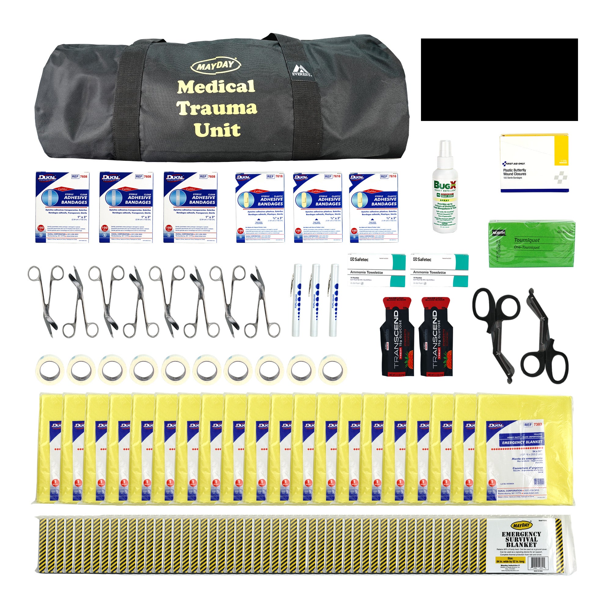 MayDay 500 Person Trauma Unit First Aid Kit