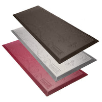 Proactive Medical Protekt Beveled Edge Fall Mat with 0.7-Inch Ultra-Low Profile and Impact-Resistant Vinyl Polymer Construction