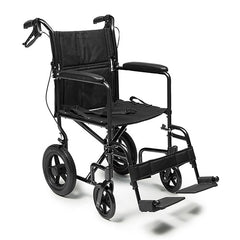 Graham Field 12" Deluxe Aluminum Rear Wheel Transport Chair