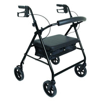 Proactive Medical Protekt Heavy-Duty Bariatric Steel Rollator with 500 lb Weight Capacity