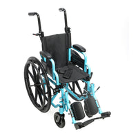 Proactive Medical Blaze Pediatric Wheelchair with Height-Adjustable Push Handles and Cushion Support