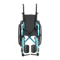 Proactive Medical Blaze Pediatric Wheelchair with Height-Adjustable Push Handles and Cushion Support