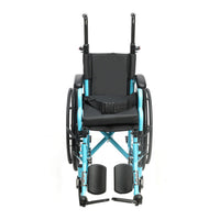 Proactive Medical Blaze Pediatric Wheelchair with Height-Adjustable Push Handles and Cushion Support