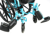 Proactive Medical Blaze Pediatric Wheelchair with Height-Adjustable Push Handles and Cushion Support