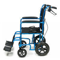 Graham Field 12" Deluxe Aluminum Rear Wheel Transport Chair