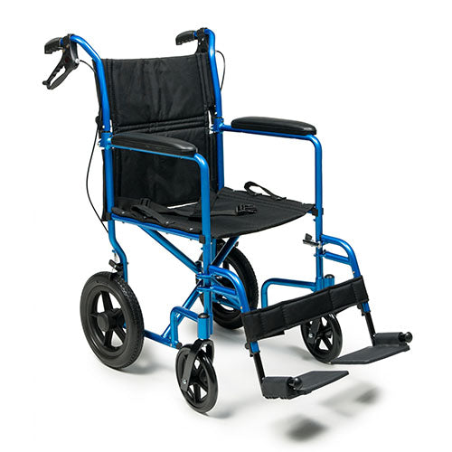 Graham Field 12" Deluxe Aluminum Rear Wheel Transport Chair